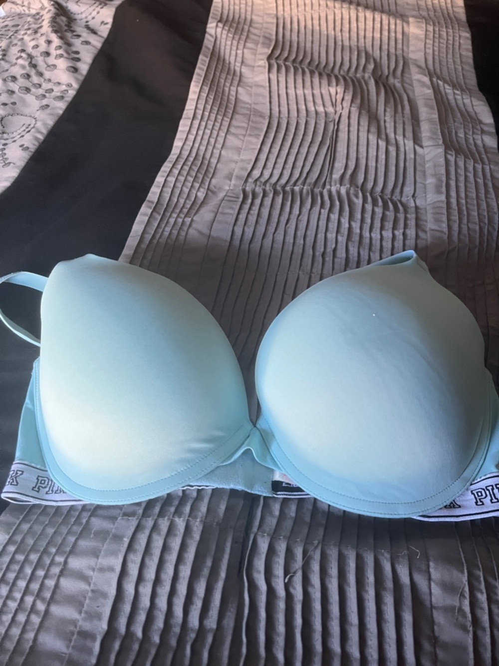 PINK Victoria's Secret Light Blue Padded T-Shirt Bra